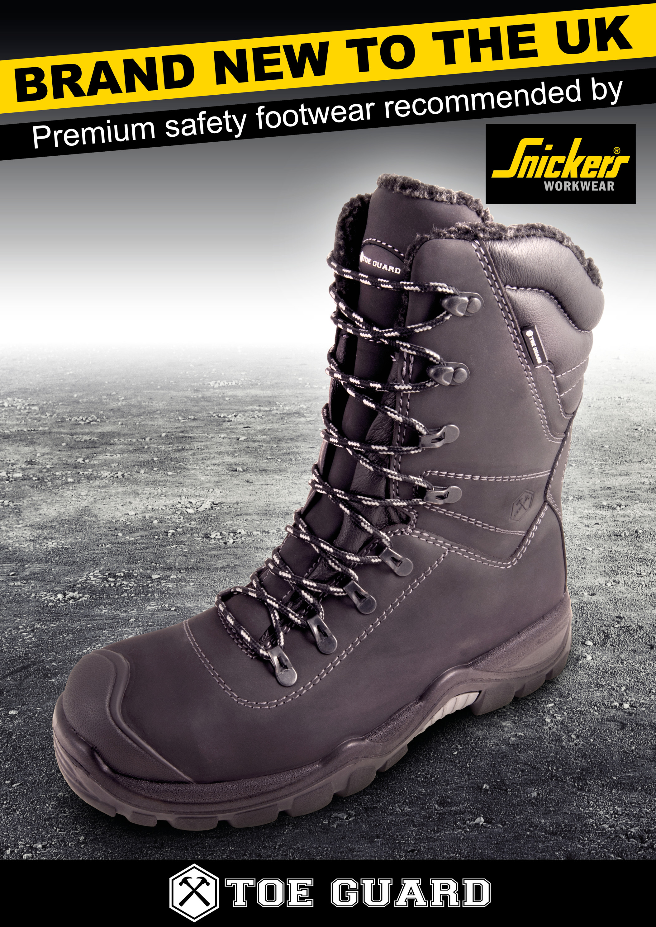 snickers toe guard boots